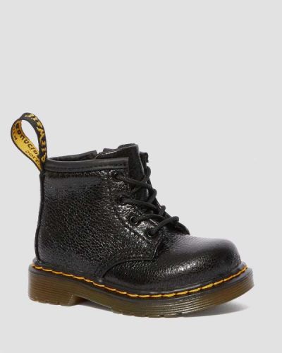 Botas Con Cordones Dr Martens Infant 1460 Crinkle Metallic Para Niños DR4624A